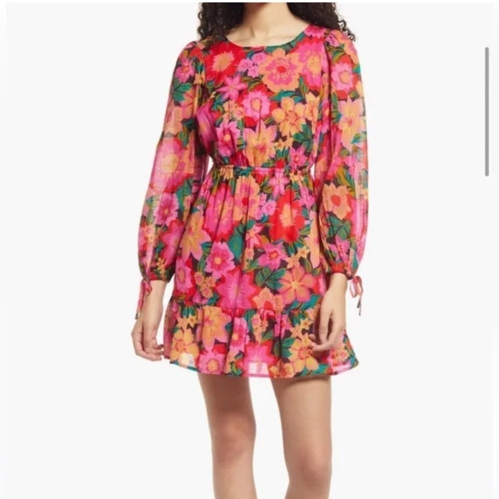 Billabong womens heaven sent open back mini dress size small
